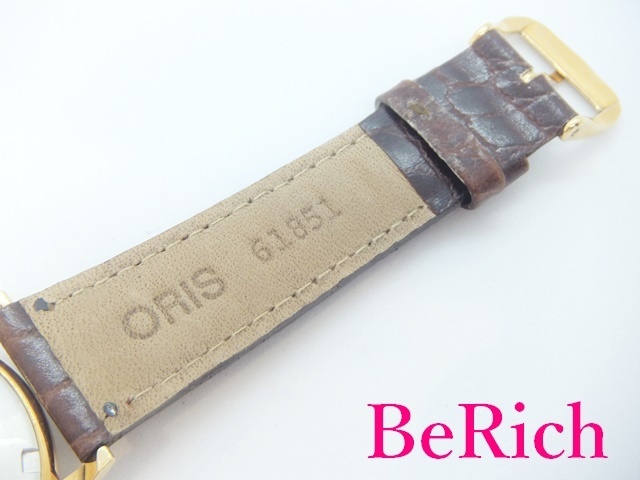オリス ORIS ポインター デイト 7403 自動巻 メンズ 腕時計 白