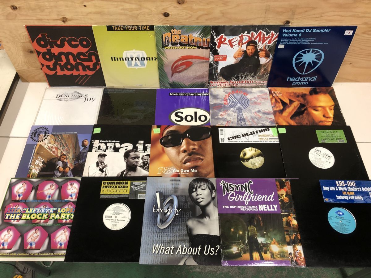 洋楽レコードまとめ売り！12インチヒップホップ☆R&B☆65枚 洋楽