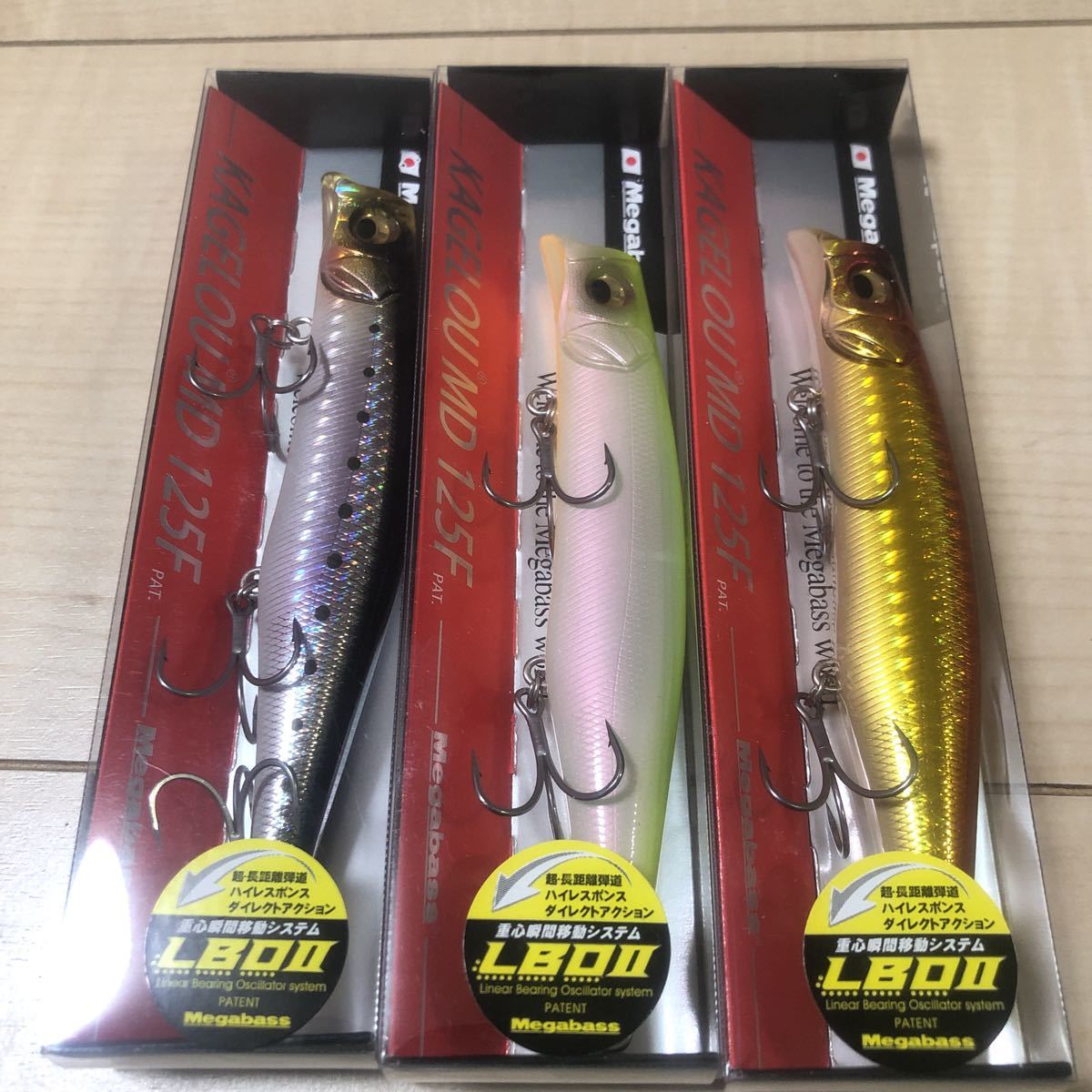 メガバス カゲロウMD 125F 3個 ① 新品・入手困難☆Megabass カゲロウ