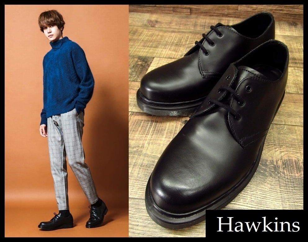 G Hawkins ホーキンス 3 Eyelet Hl ローカット 3ホール レザー シューズ ビジネス カジュアル 黒 25 25 5cm 25 5cm 売買されたオークション情報 Yahooの商品情報をアーカイブ公開 オークファン Aucfan Com