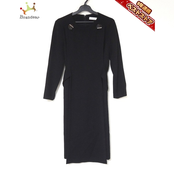  アドーア ADORE サイズ36 S - 黒 レディース クルーネック/長袖/ロング ワンピース(アドーア)｜売買されたオークション情報、yahooの商品情報をアーカイブ公開 - オークファン アドーア