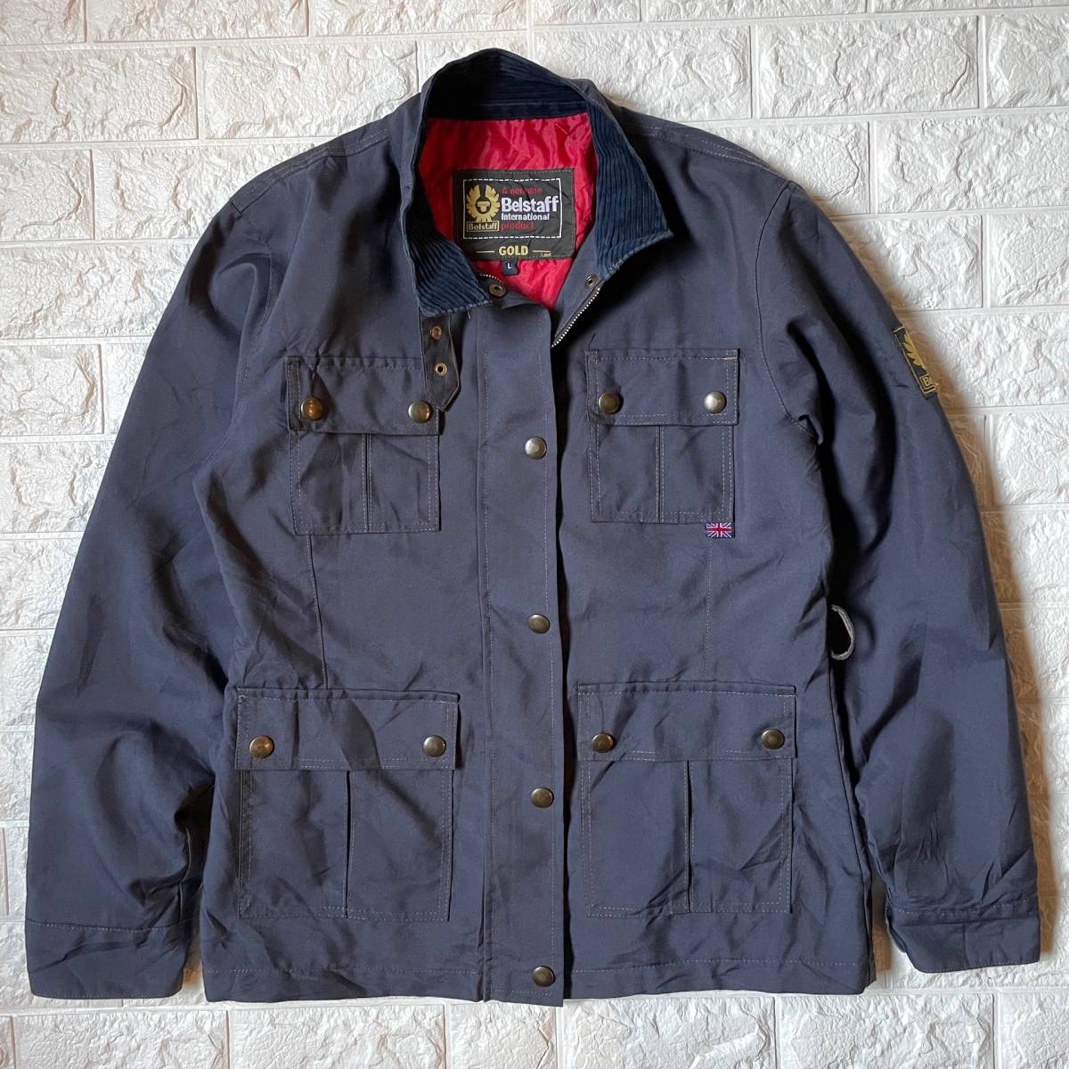 【高品質，大人気】 古着 BELSTAFF ベルスタッフ ライダースジャケット ネイビー Lサイズ(ベルスタッフ)｜売買されたオークション情報、yahooの商品情報をアーカイブ公開 - オークファン ベルスタッフ