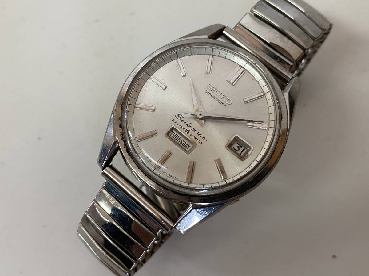 ④◇SEIKO セイコー◇腕時計 Weekdater Seikomatic DIASHOCK 35 JEWELS 