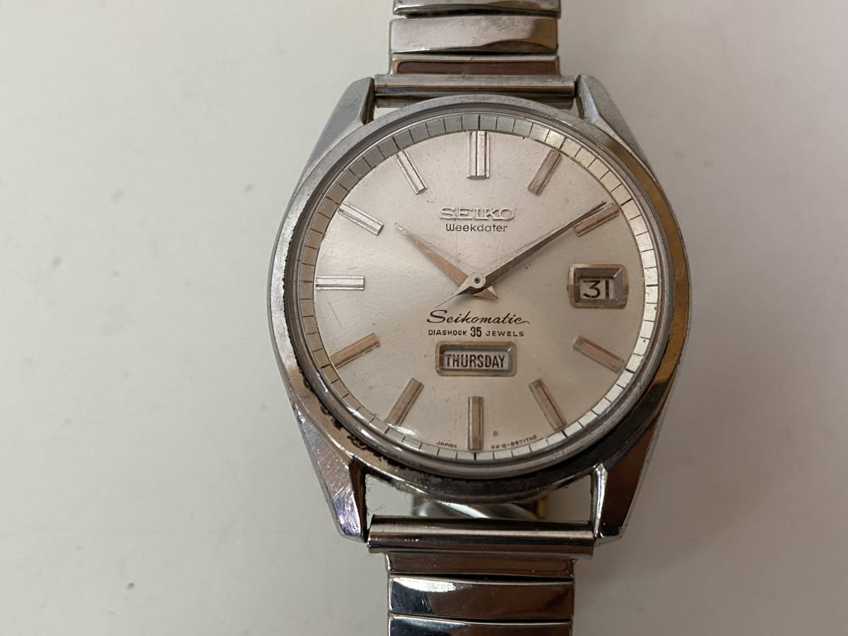④◇SEIKO セイコー◇腕時計 Weekdater Seikomatic DIASHOCK 35 JEWELS 