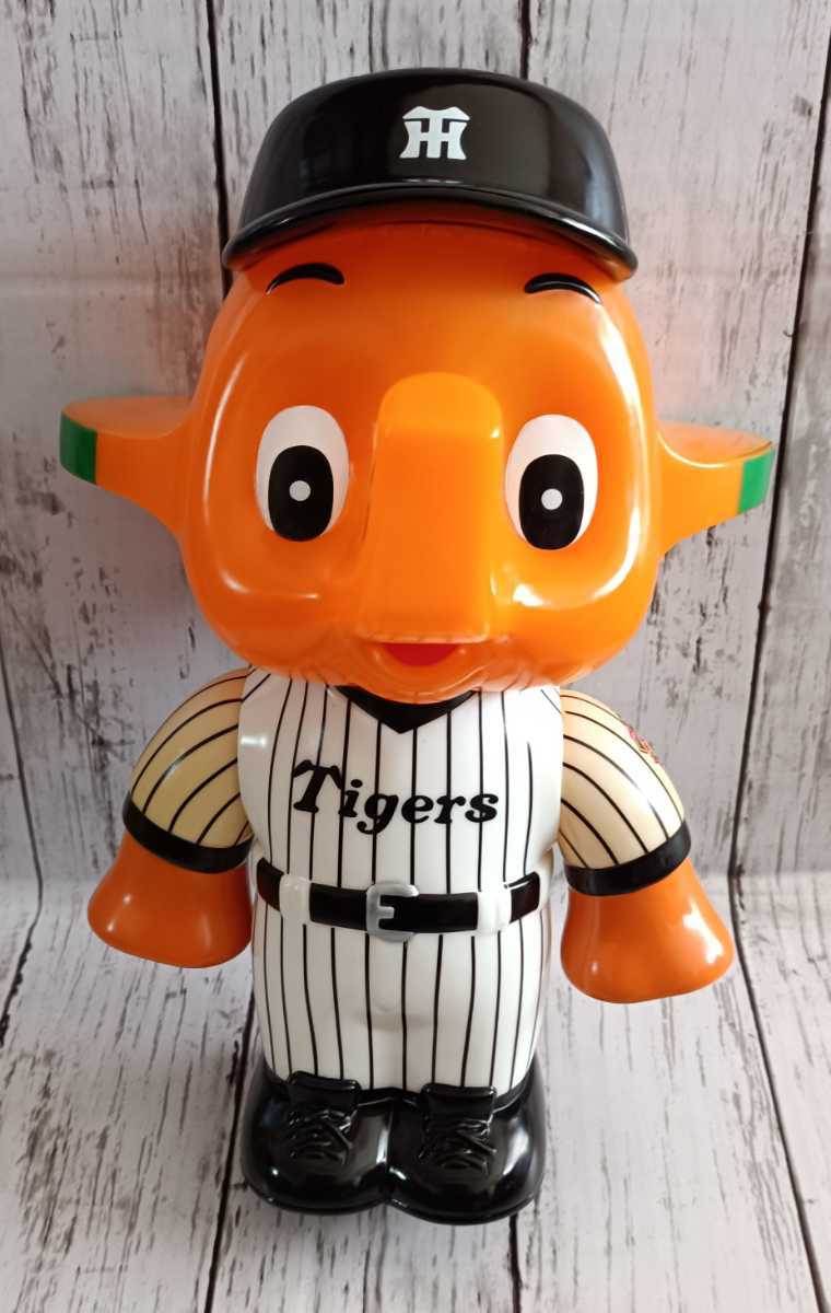 特大」サトちゃん・阪神タイガース貯金箱・身長32センチ