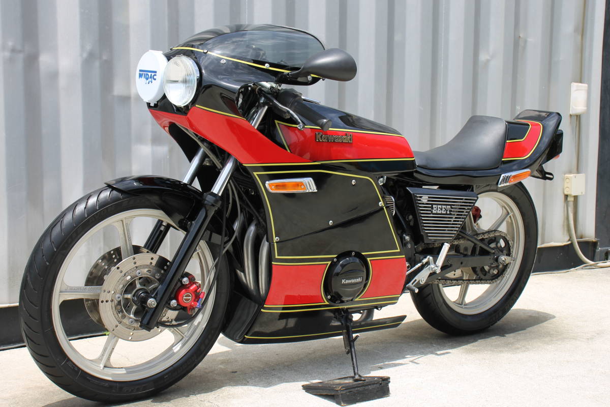 至極の一台！ カフェレーサー フルカスタム Z550GP 旧車 検: Z400FX
