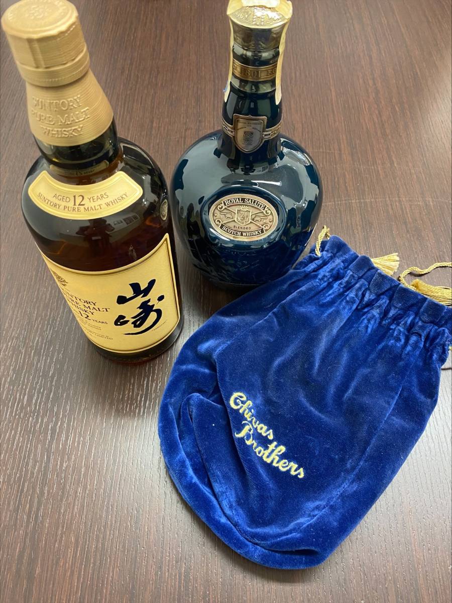 お米 6574 【希少品】サントリー ピュアモルト 山崎 12年 750ml ロイヤル