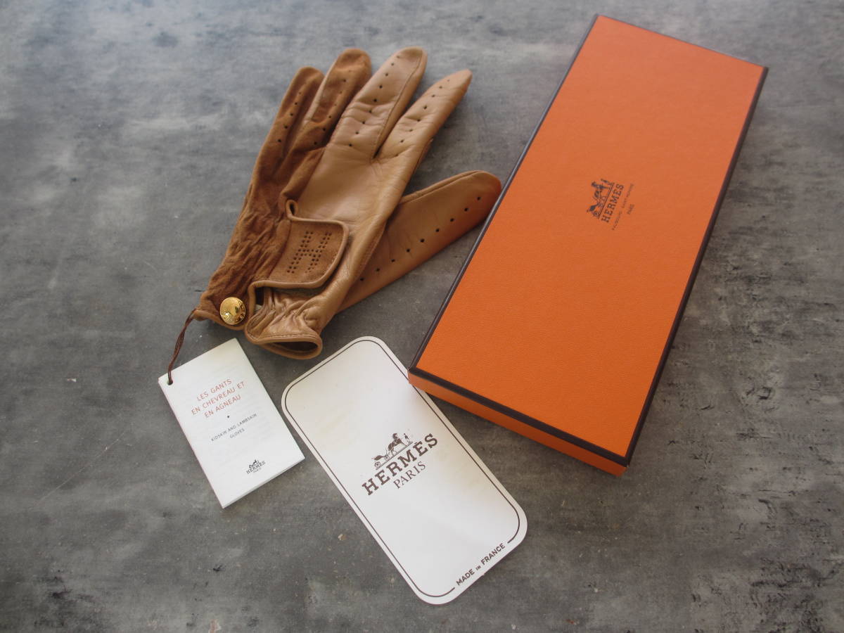HERMES/エルメス/ゴルフ グローブ 手袋 レザー 左手用 HERMES/エルメス/ゴルフ グローブ 手袋 レザー 左手用