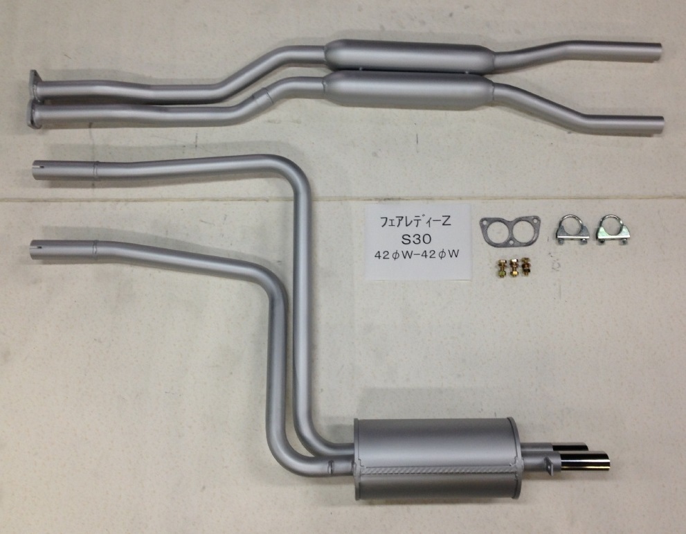 ノートニスモ用 N-TEC中間ストレートマフラー N-tec e12改用 中間