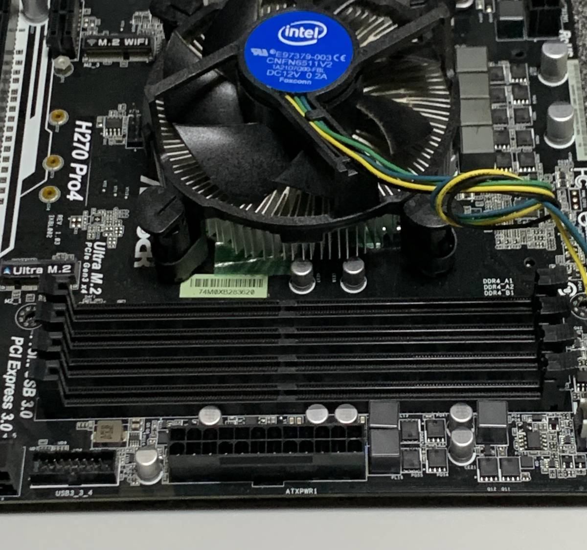 中古】ASRock マザーボード H270 Pro4 I/Oパネル・リテールCPUクーラー 