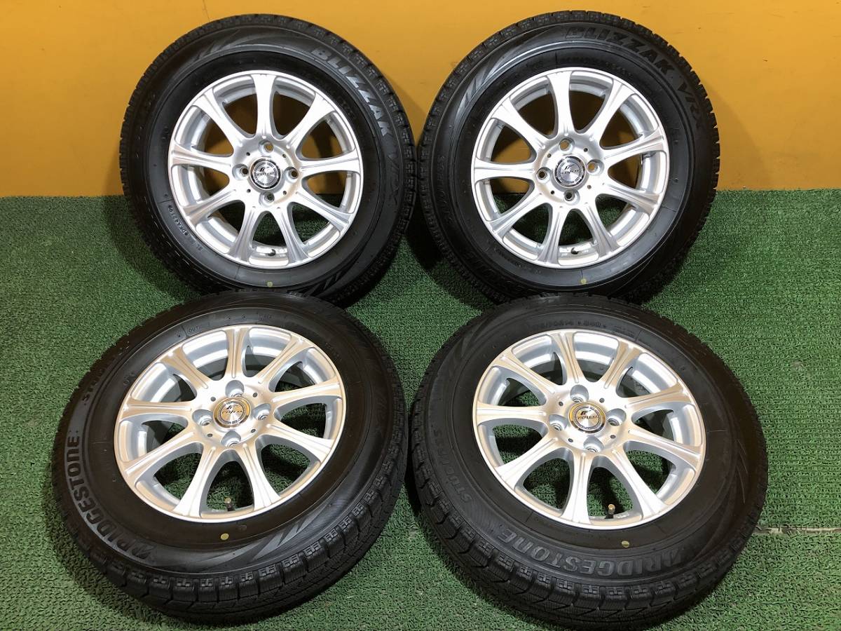 195/65R15 VRX 2019年製 ホイールセット 195/65R15 VRX 2019年製 ホイールセット ブリヂストン BLIZZAK VRX