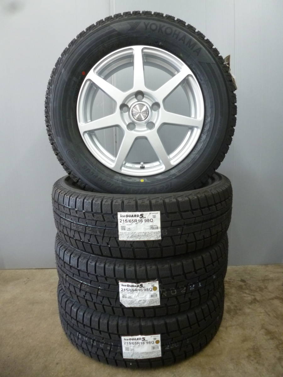 ヨコハマアイスガードiG50+ 215/65R16トヨタ用ホイールセット 