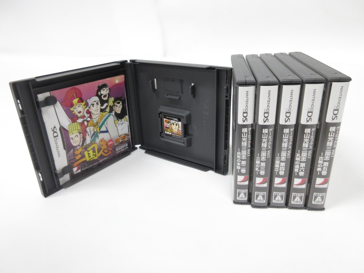 02 66-448270-17 [Y] 横山光輝 三国志 全巻 1～6 セット ニンテンドー Nintendo DS ソフト 旭66