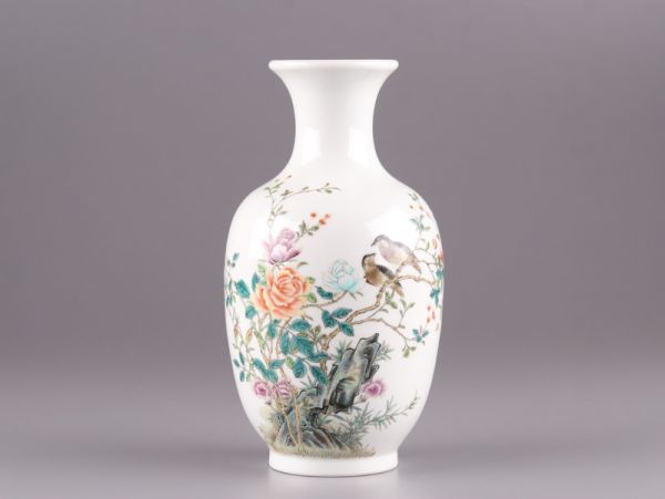 款 唐物 時代物 粉彩 清代 花瓶 中国古玩 2026年最新Yahoo!オークション