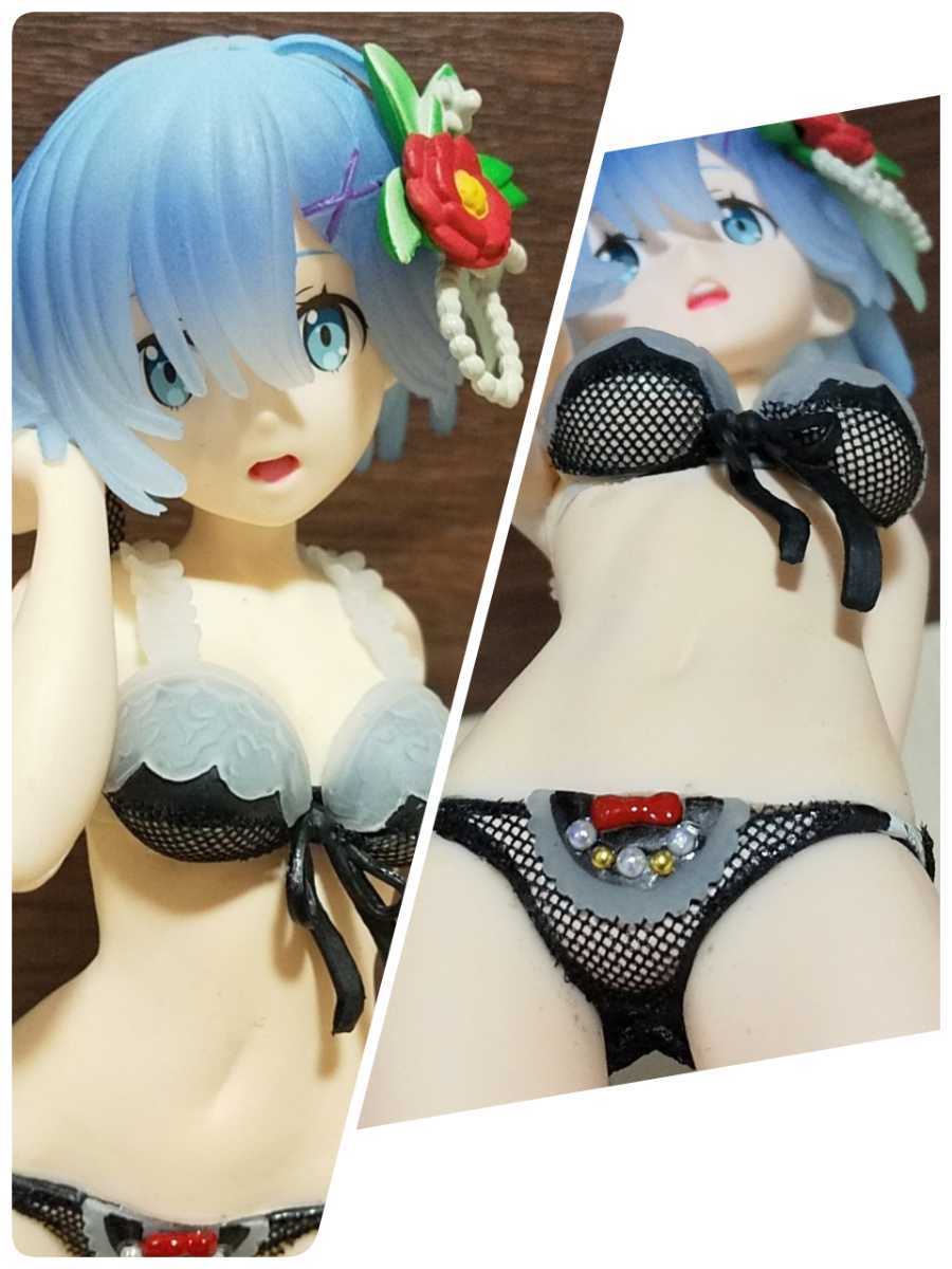  レム LPM サマービーチ フィギュア リゼロ Reゼロ Re：ゼロから始める異世界生活 フィギュア リペイント 黒(コミック、アニメ)｜売買されたオークション情報、yahooの商品情報をアーカイブ公 その他