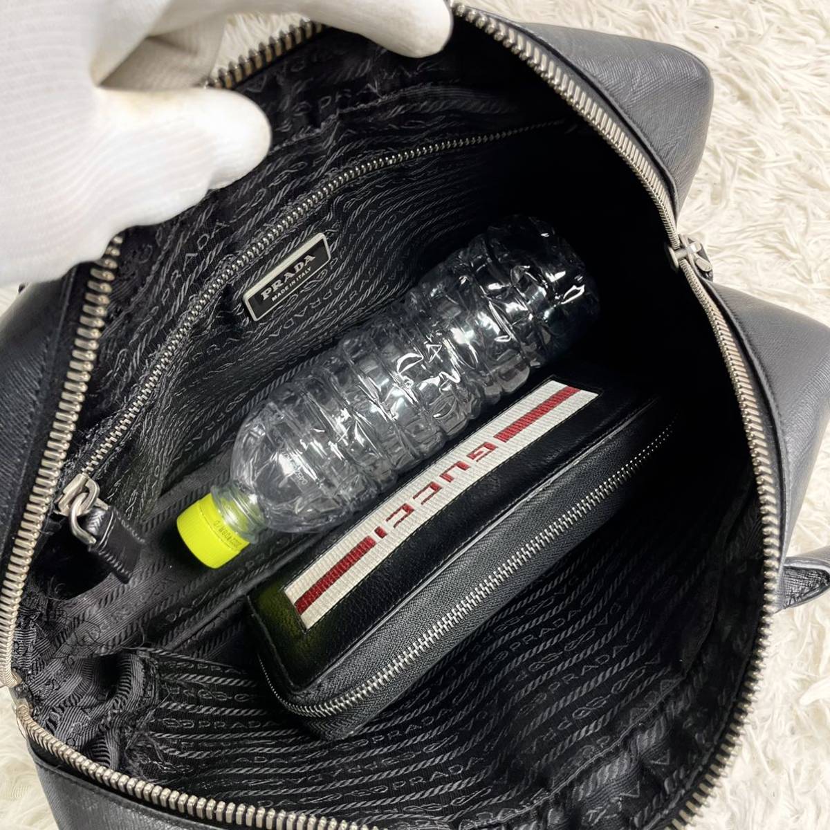高級】鍵付き1円～PRADA プラダ ハンドバッグ トートバッグ ミニ