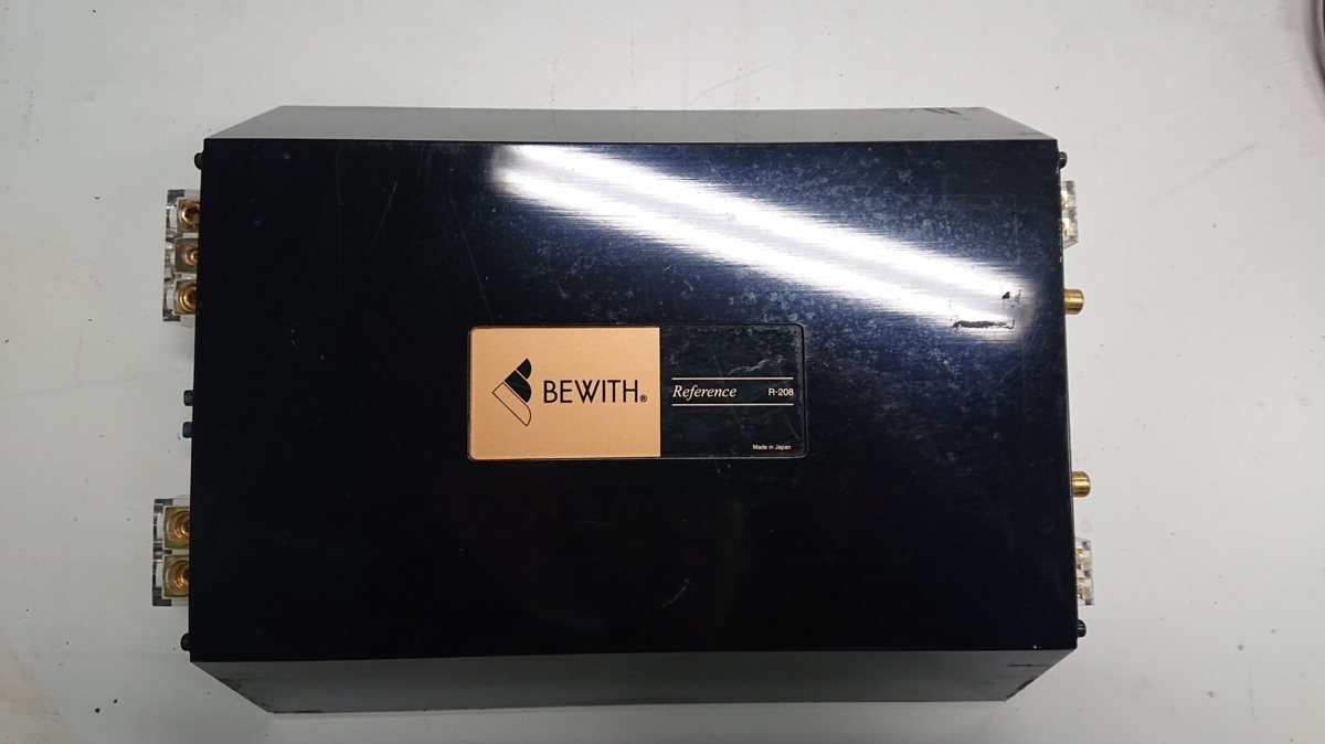 良品♪ BEWITH ビーウィズ Reference R-208 2ch パワー アンプ BE WITH
