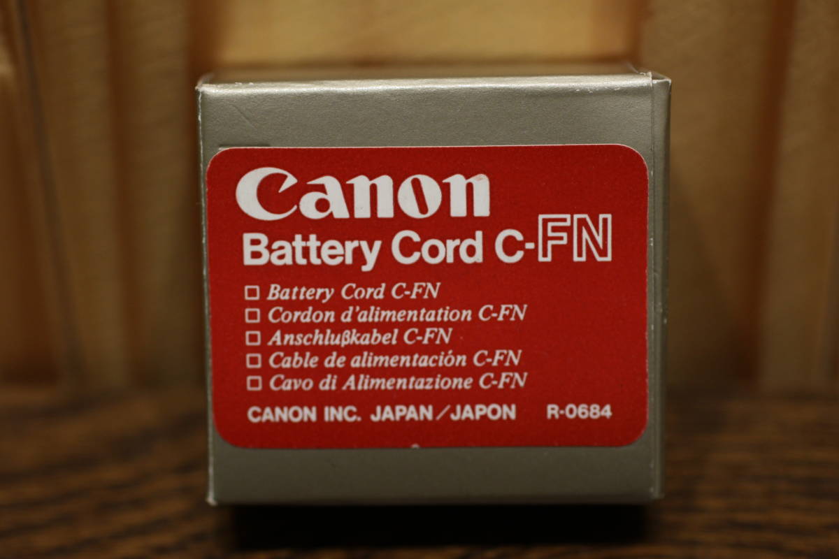☆ Canon Battery Cord C-FN New F-1 キャノン バッテリーコード ☆