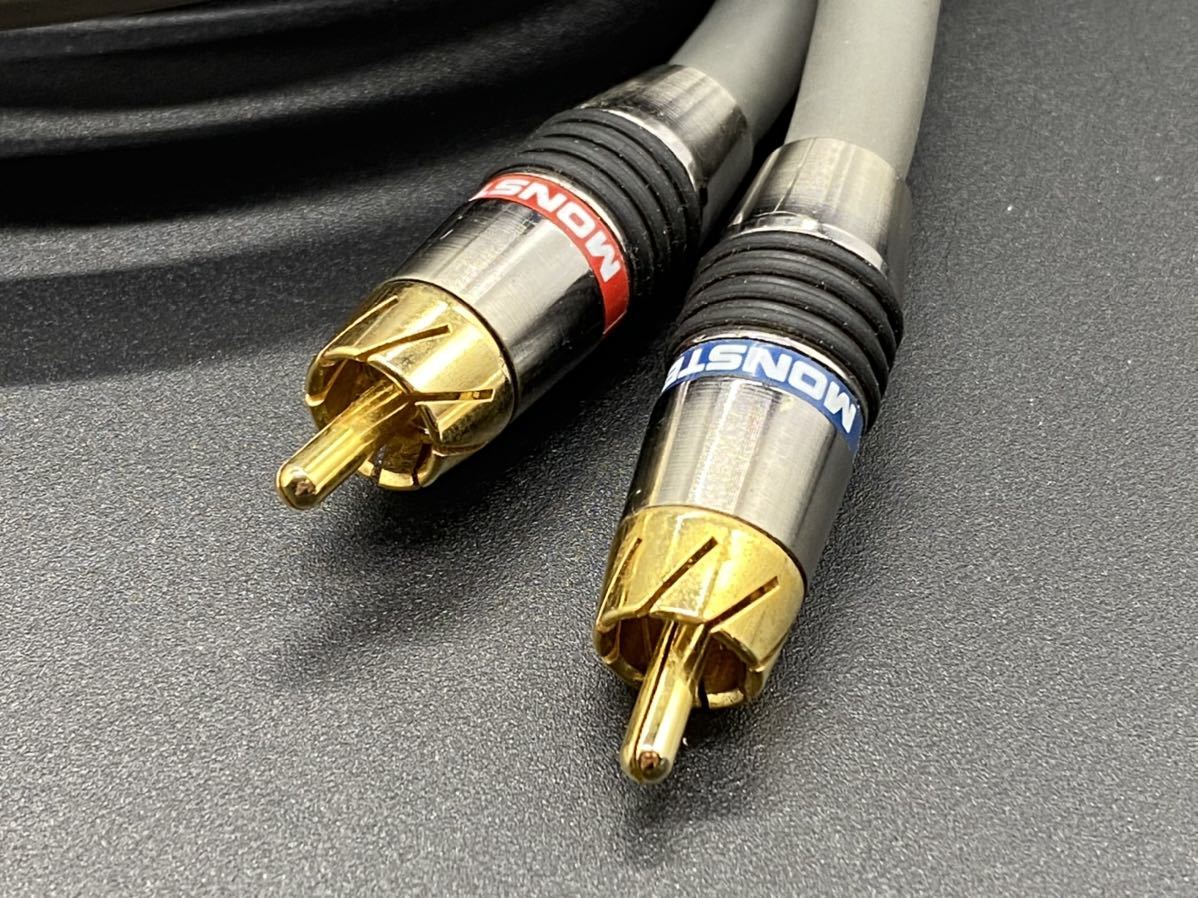 M850i Monster Cable RCA CABLE MONSTER (Pair) Old Stock (NOS) 2m