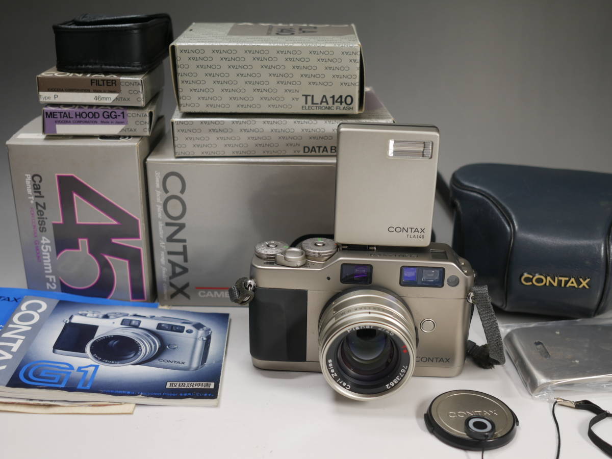 ◇CONTAX【G1】Carl Zeiss Planar 2/45 T* レンジファインダーカメラ