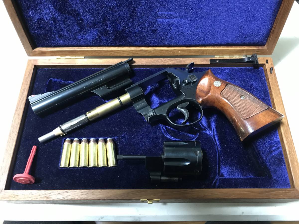 タナカ s&w m29 6.5in s&w純正ターゲットグリップ付zekeフレーム 