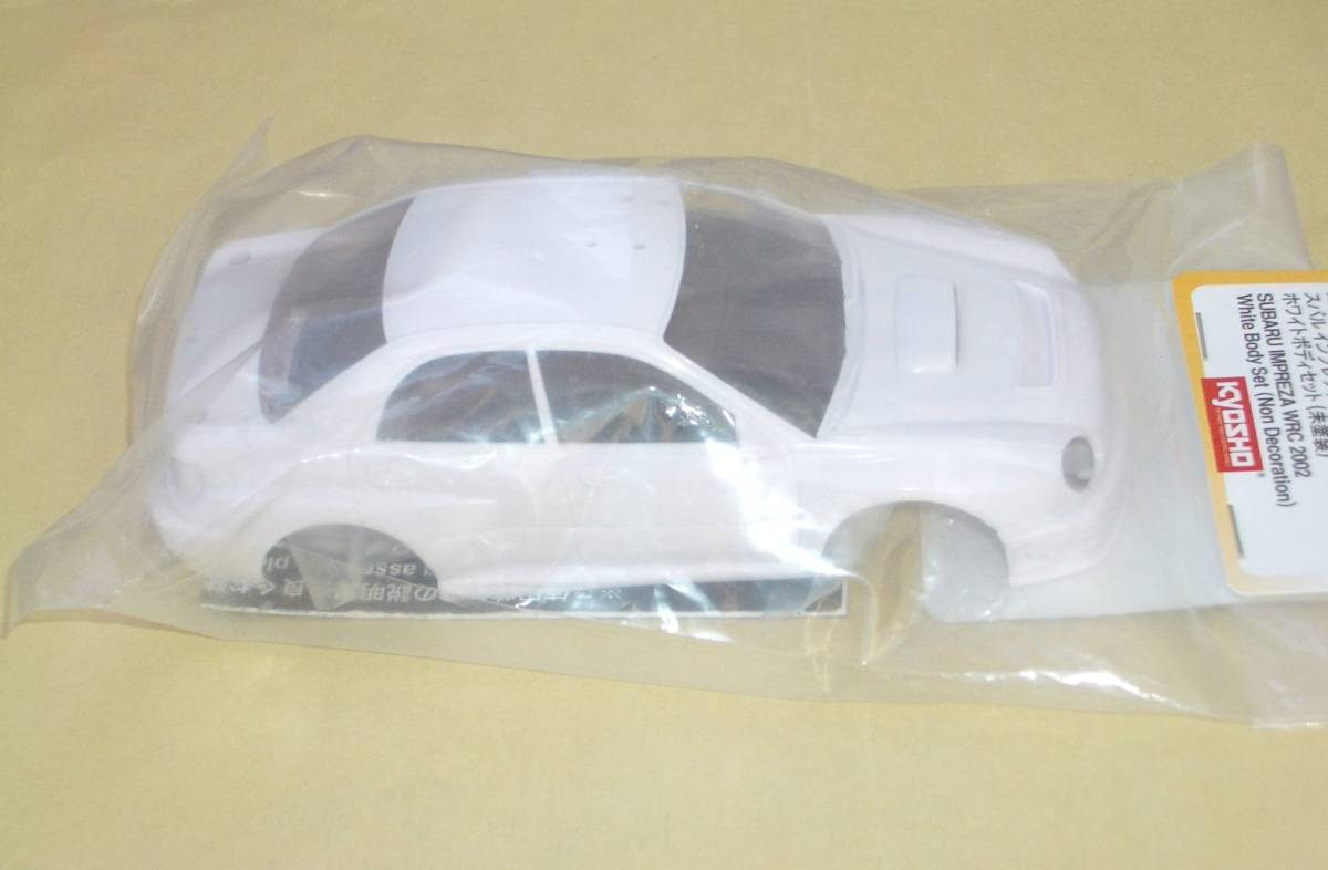 京商ミニッツ スバル インプレッサ WRC 2002 (未塗装 ホワイトボディ