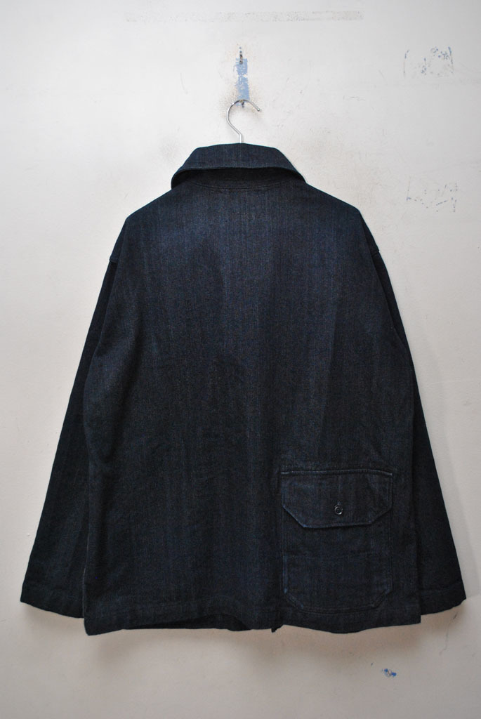 ENGINEERED GARMENTS SHAWL COLLAR JACKET 10OZ BROKEN DENIM エンジニ