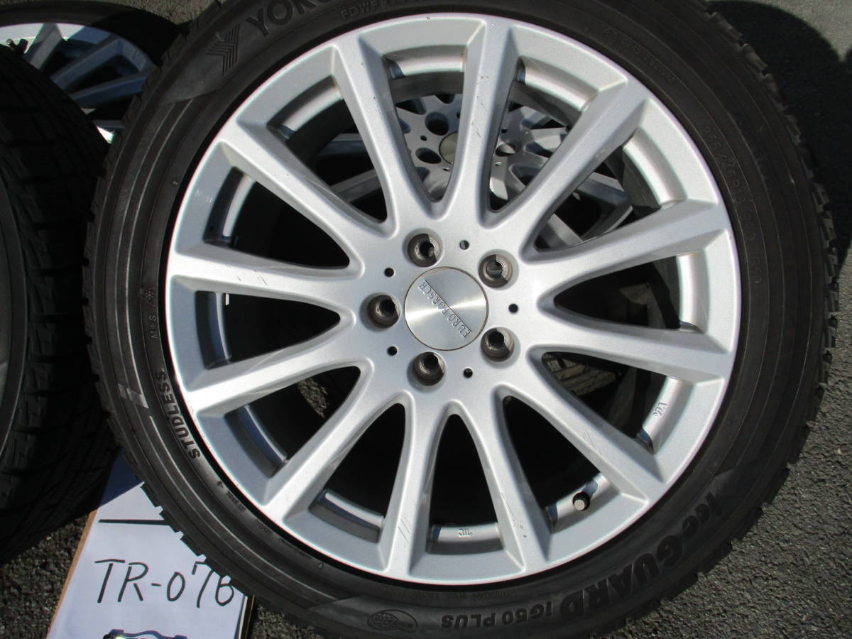 ベンツw221にて使用 EURO FORSCH18インチ スタッドレス 255/45R18 