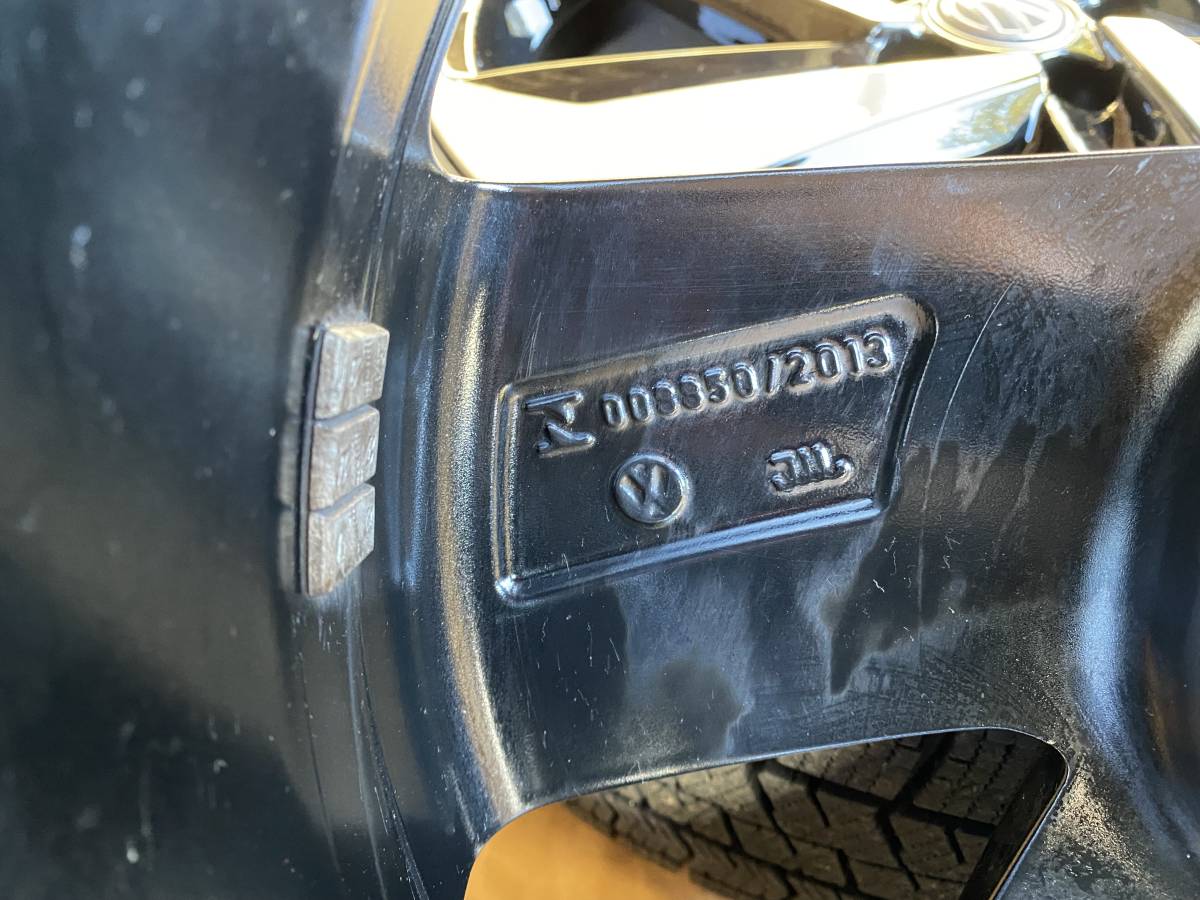 VW ポロ GTI 純正 ホイール 7.5J +51 17inch PCD100 スタッドレス 