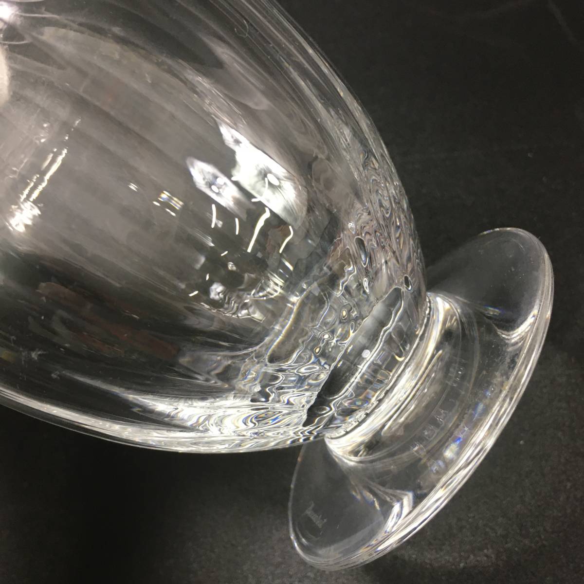 ☆B11684【未使用保管品】Baccarat バカラ/花瓶/アクアレーユ/一輪挿し