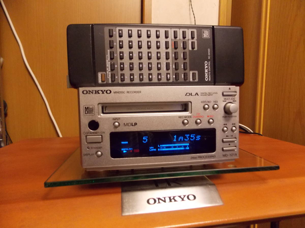 ONKYO MD-101A 動作・状態良好 MD-133 - Yahoo!オークション MDデッキ 