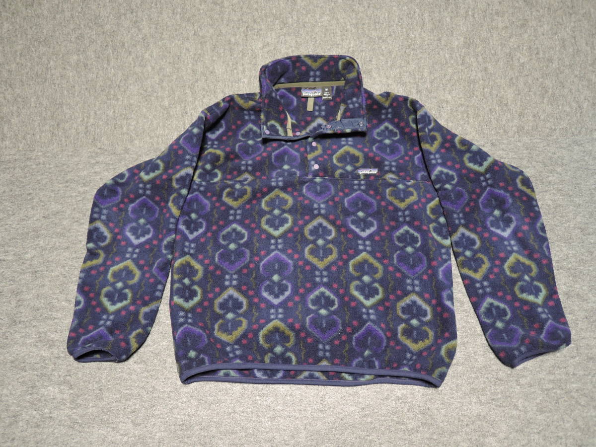 限定SALE，新作登場 :&rsquo;94 patagonia 総柄:Club Leaf柄 シンチラ スナップ-T フリース パタゴニア(Mサイズ)｜売買されたオークション情報、yahooの商品情報をアーカイブ公開 - オークファン 男性用