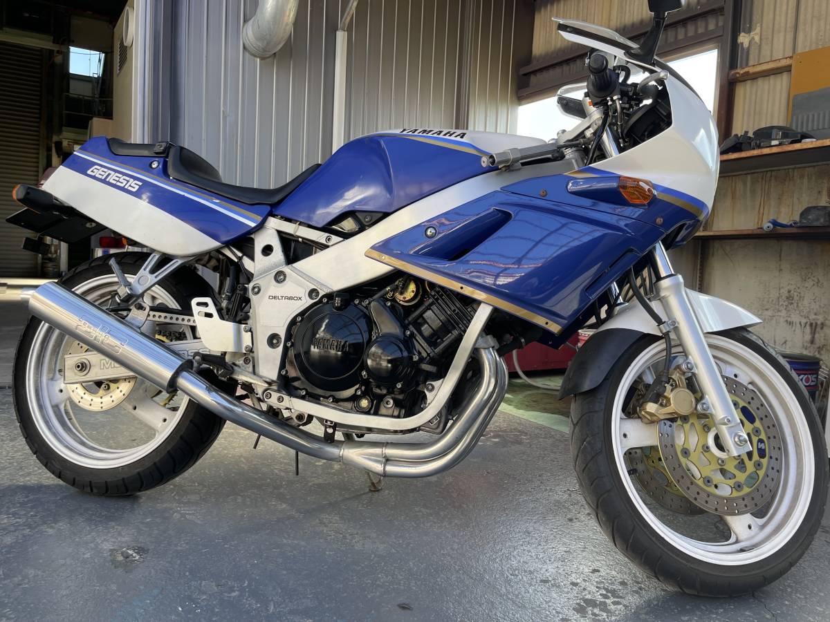 FZR400 1WG ダイシン DIC アルミ マフラー 中古品です。 。(マフラー 