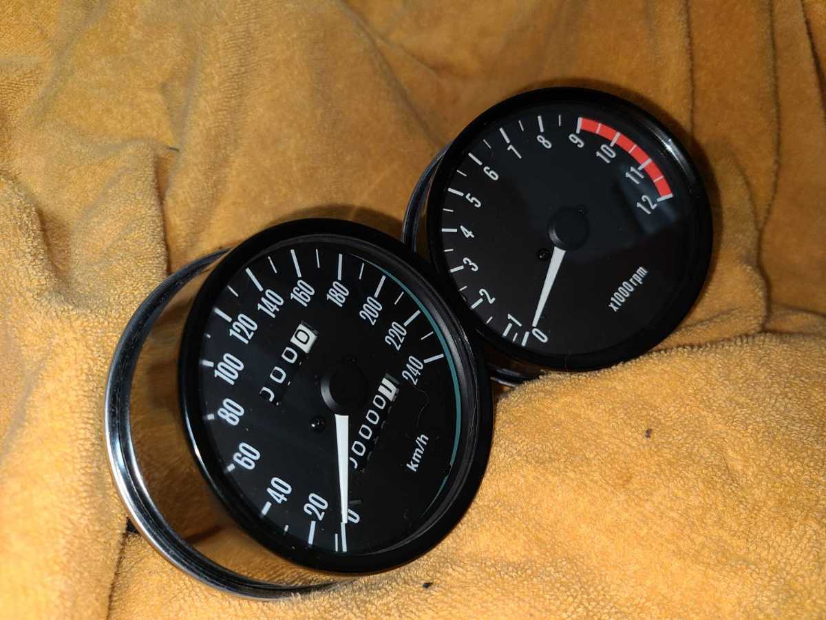 Z1・Z2・Z系用☆純正スピードメーター240km&タコメーター☆リビルト品