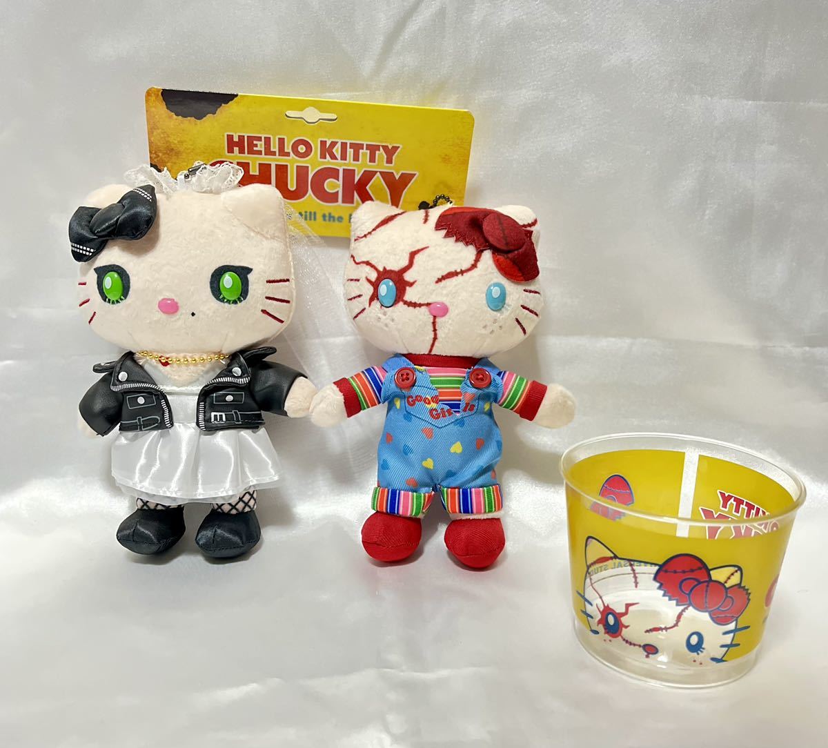 ハロー キティ チャッキー USJ チャイルドプレイぬいぐるみ フード 