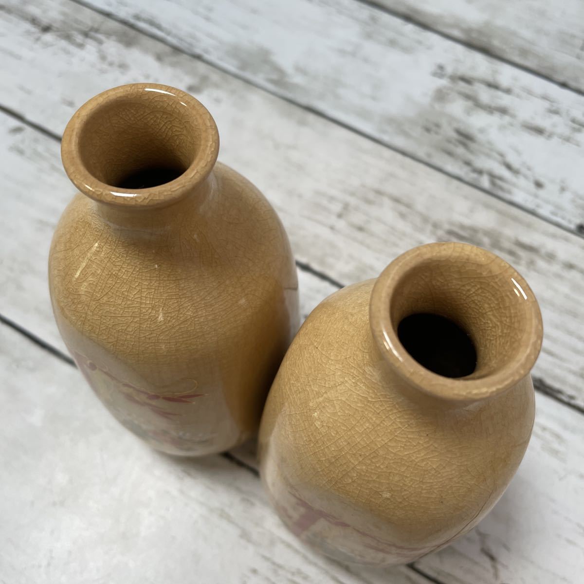 金彩 金輪線 陶器 焼物 器 8客 おまけ2客 8A 薩摩焼 酒器揃 徳利 2本 お猪口 5客 金彩 竹柄 赤竹 陶器 陶磁器