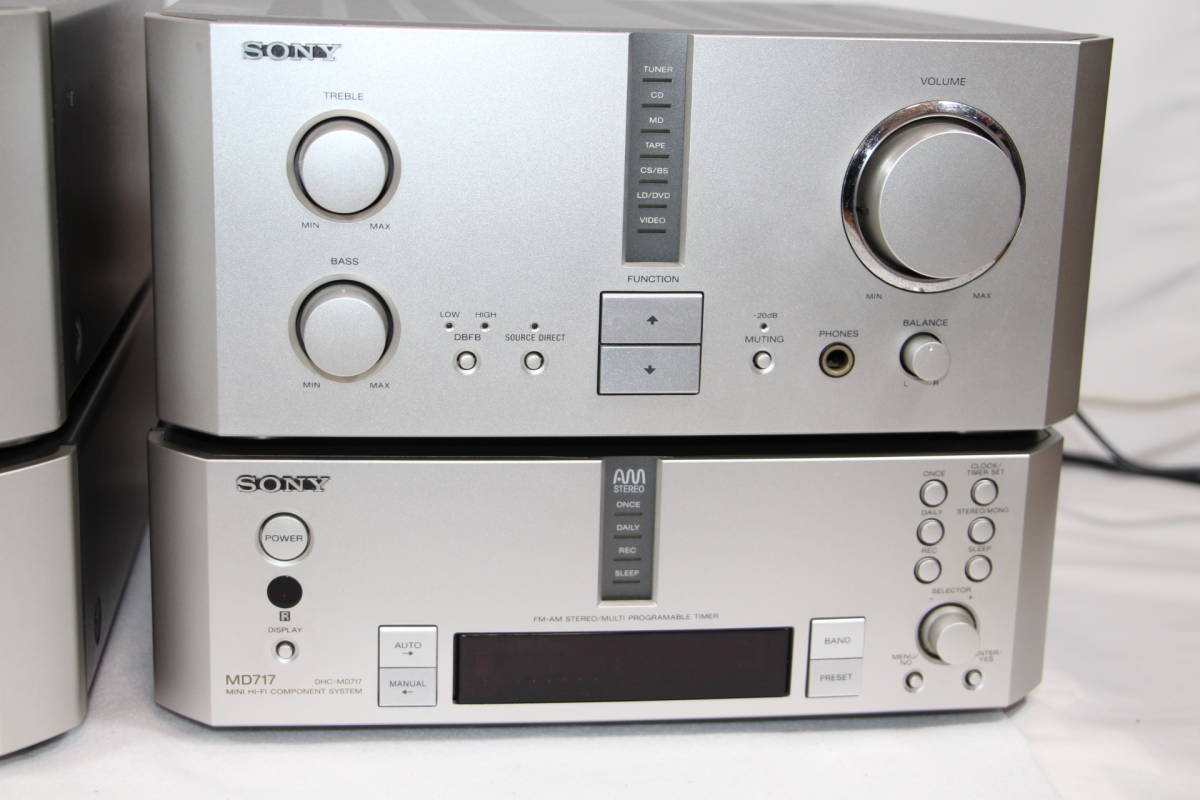 SONY TA-MS717 システムコンポ ST-MS717 ソニー SS-MD717 MDS-MS717