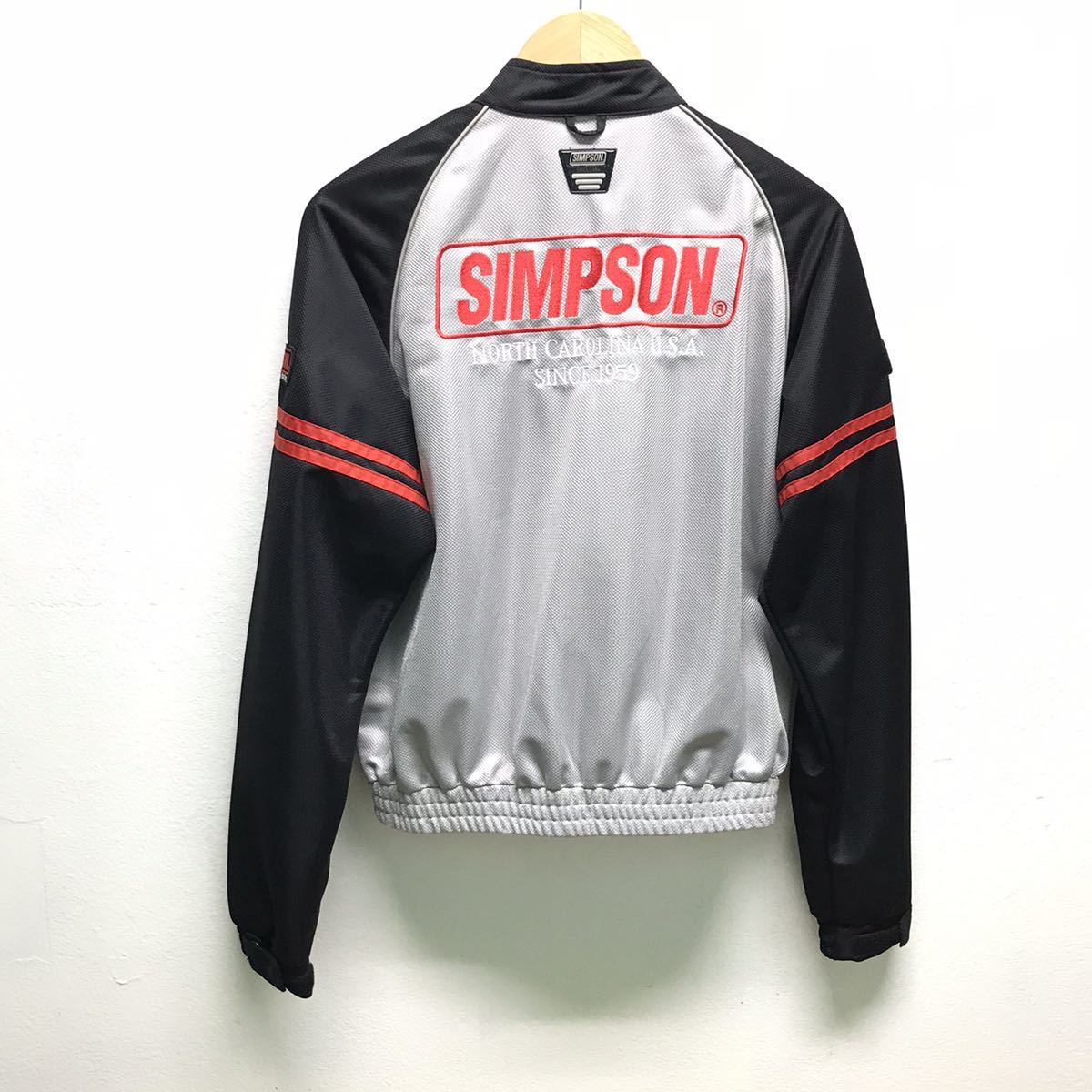 ○シンプソン ライディングジャケット グレー SIMPSON メンズ M 