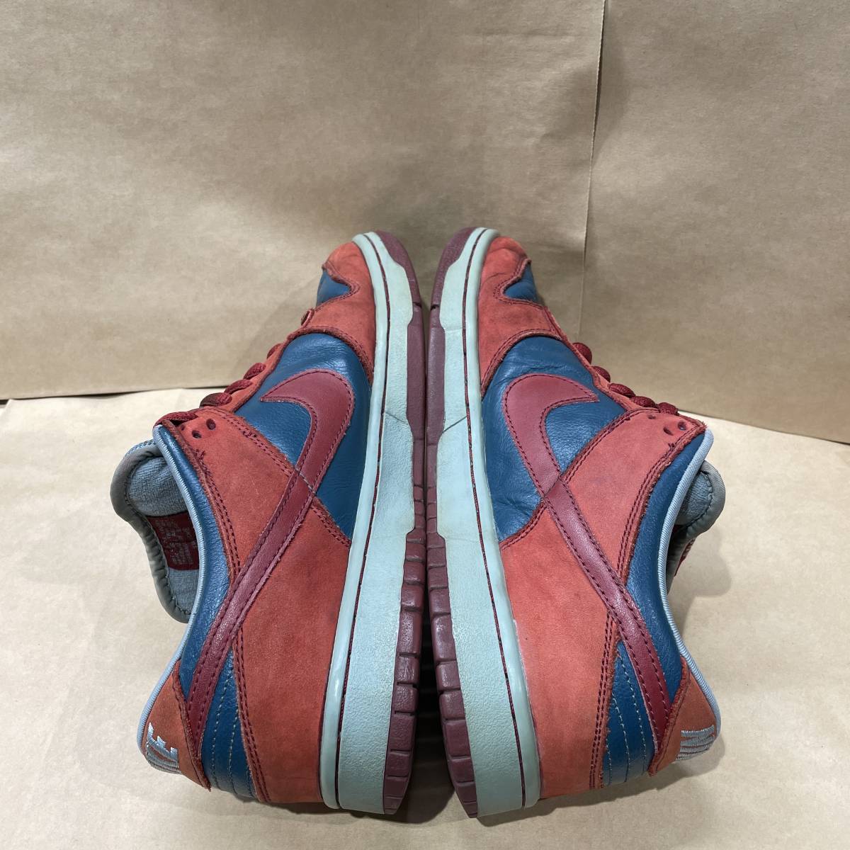 US10.5 28.5cm NIKE DUNK LOW PRO SB 304292-361 NIGHTSHADE/TEAM RED 
