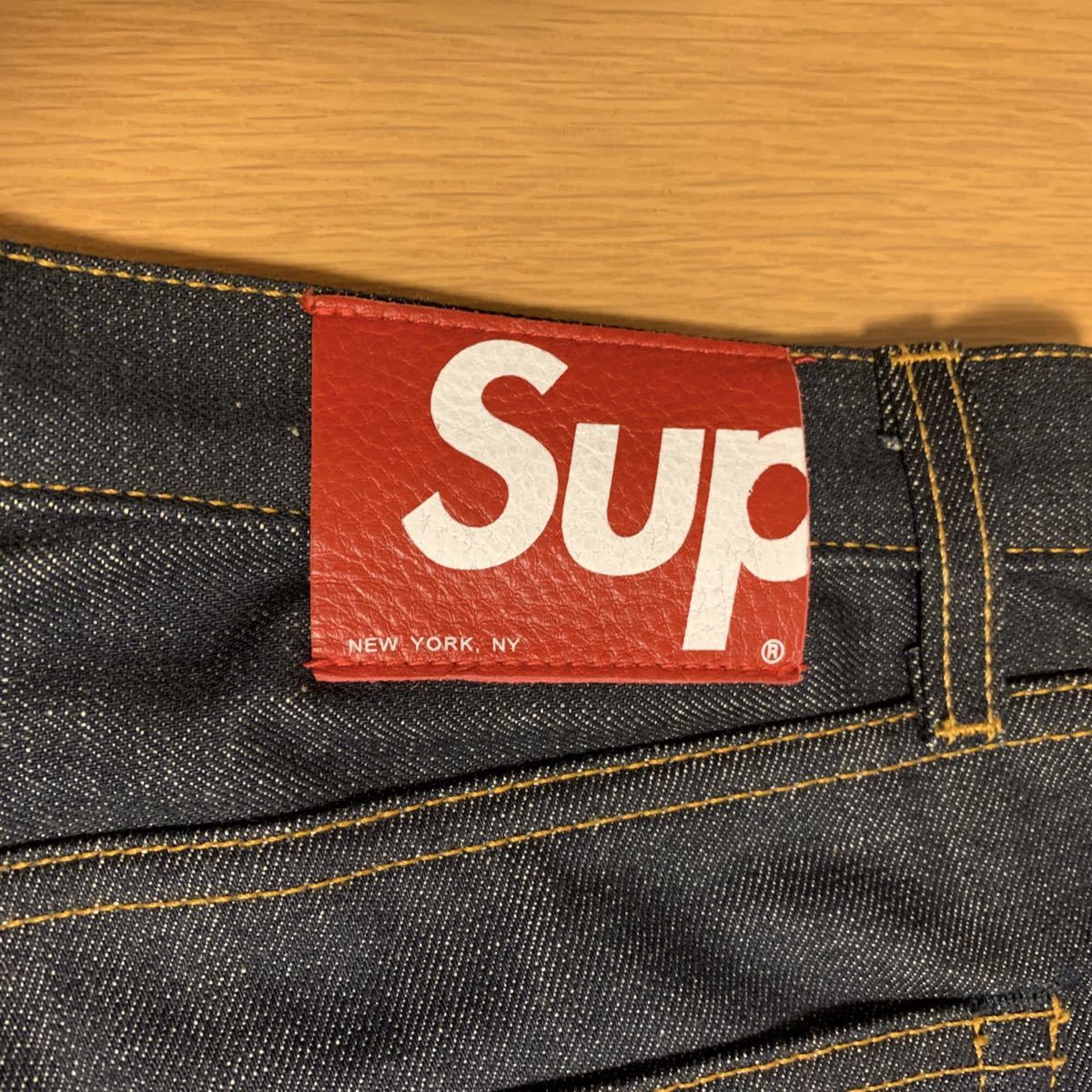 新品 13AW Supreme Rigid Slim Jean 32 USA製 シュプリーム ジーンズ 