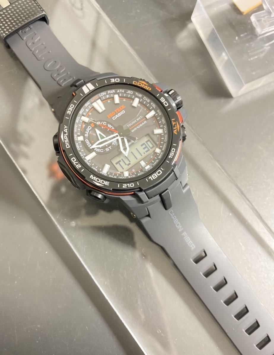 極美品 PROTREK PRW-6000Y-1JF タフソーラー 電波受信 電波ソーラー 