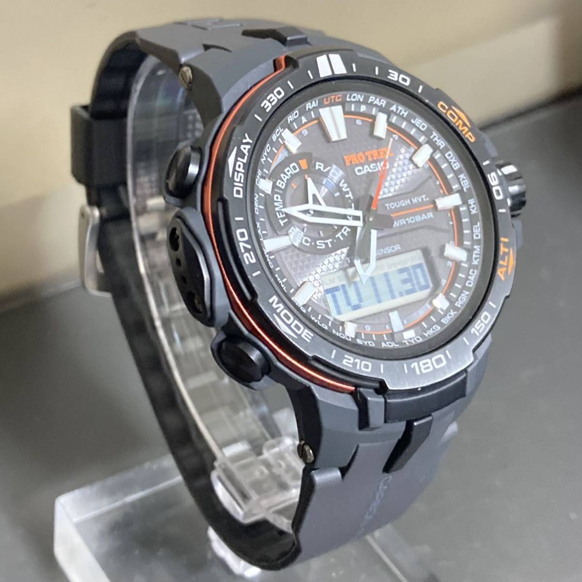 極美品 PROTREK PRW-6000Y-1JF タフソーラー 電波受信 電波ソーラー 
