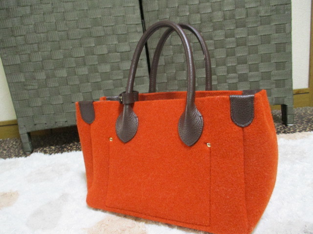 新品☆タグ無し トプカピ TOPKAPI TREASURE フェルト トートバッグ 
