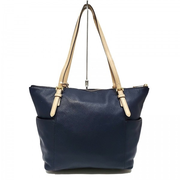 マイケルコース MICHAEL KORS ショルダーバッグ - レザー ネイビー 