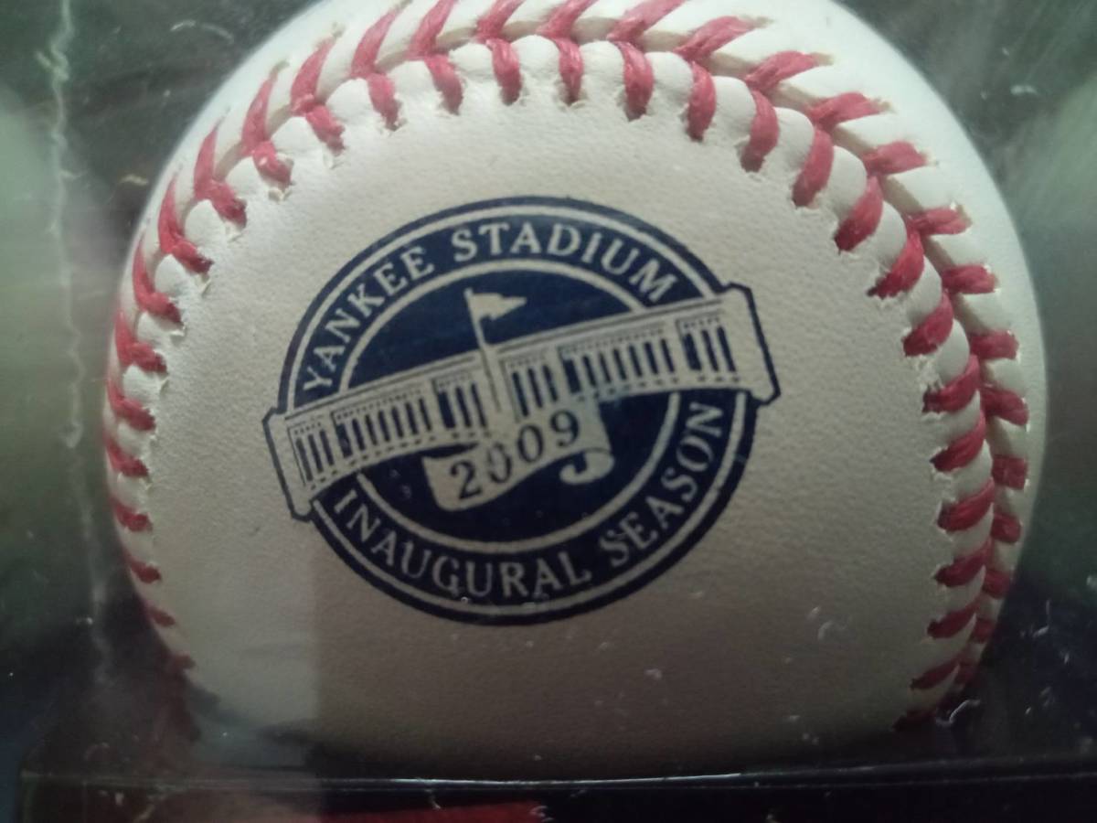 01 2009年 新ヤンキースタジアム開始記念 公式球 新品未開封 MLB 本物 