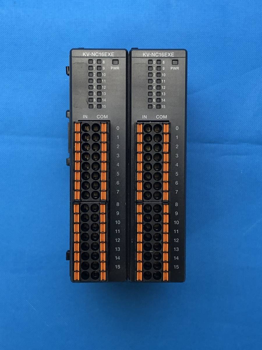 人気SALE，正規品 CK7662 KEYENCE KV-NC16EXE プログラマブルコントローラ 拡張入力ユニット 入力16点 ヨーロピアン端子台 2点セット(その他)｜売買されたオークション情報、yahooの商品情報をアーカイブ公開 - オーク その他