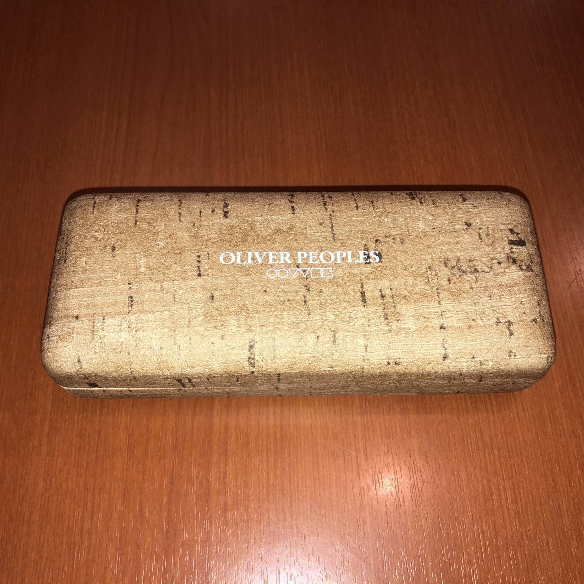 OLIVER PEOPLES☆オリバーピープルズ メガネケース 木目柄ハードケース  
