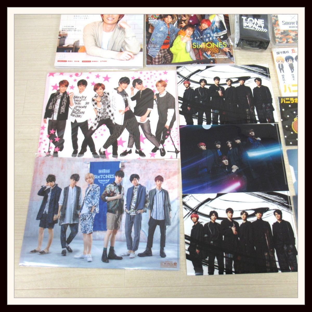 SixTONES グッズセット☆ TrackONE ペンライト/うちわ 松村北斗 集合