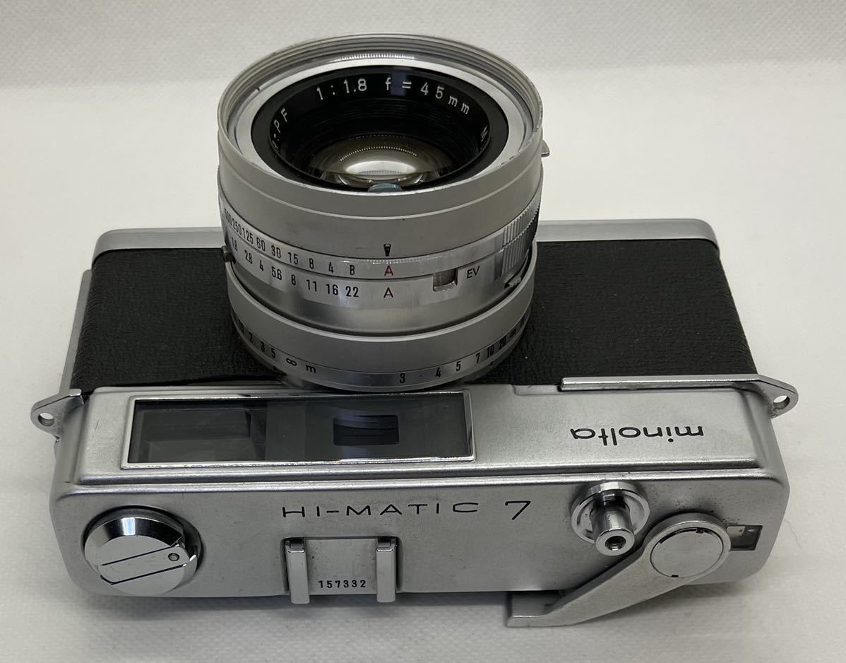 整備品 実写作例付 ミノルタ ハイマチック7 MINOLTA HI-MATIC 7 レンジ 