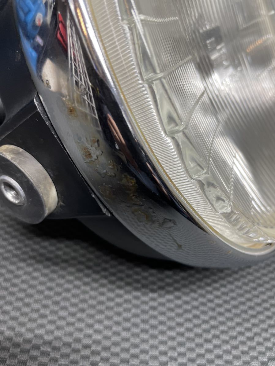 シビエ凹みヘッドライトxjr1200 1300 等に 旧車 当時物 黄ばみ CIBIE 